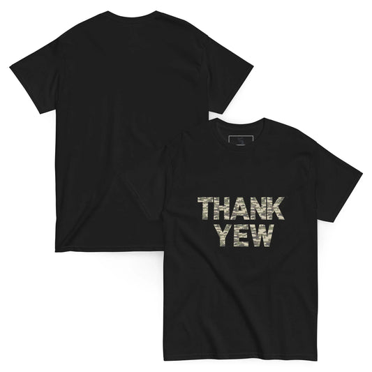 Men's Camo Print Thank Yew T-Shirt - Thank Yew